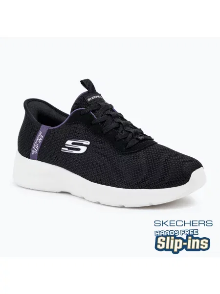 Női cipő SKECHERS Dynamight Daily black/purple Dynamight Daily BKPR fekete