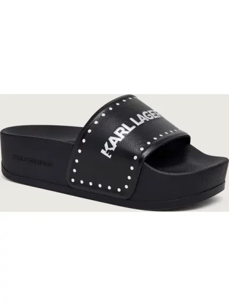 Karl Lagerfeld Șlapi KONDO MAXI II negru