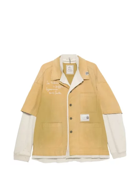 Geacă Maison Mihara Yasuhiro cu broderie galben