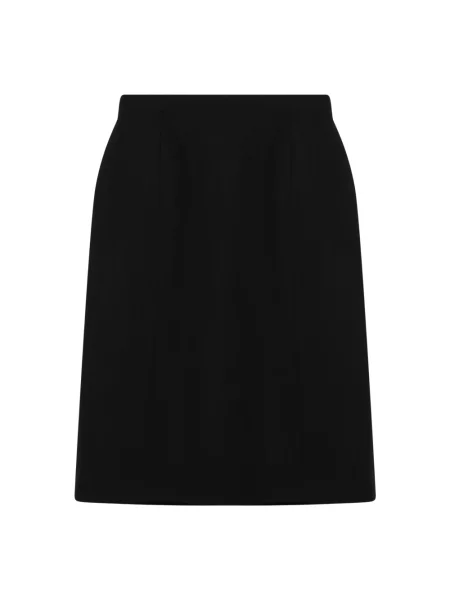 Lniana spódnica Balenciaga czarna