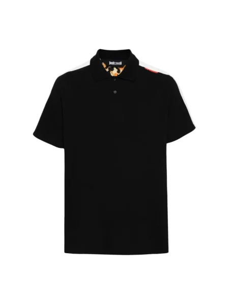 Koszulka polo Just Cavalli czarna