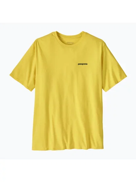 Tricou pentru bărbați Patagonia Logo Responsibili-Tee outline/lemon zest