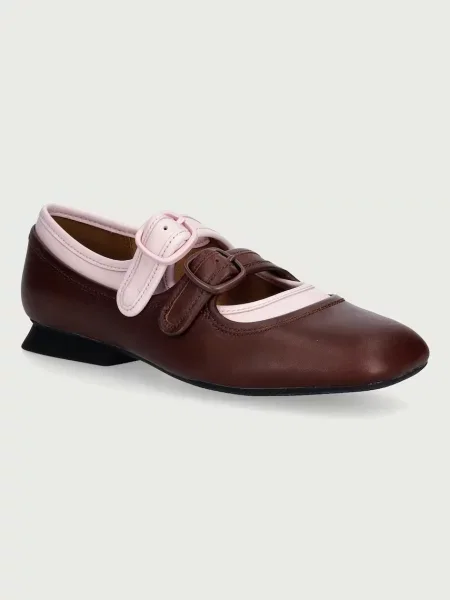Camper bőr balerina cipő Casi Myra barna