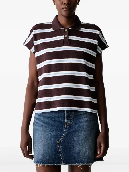 Scurt tricou polo Marc O'polo maro