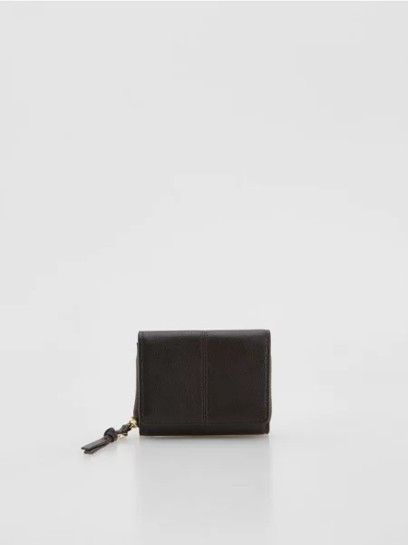Reserved Portmoneu cu breloc maro-închis maro