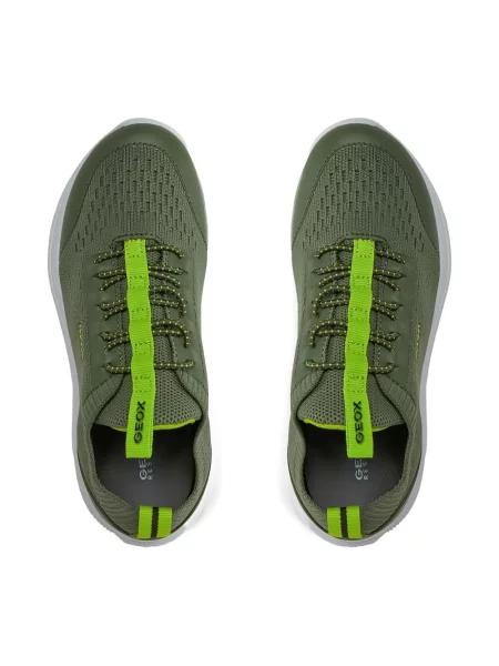Sneakersy dziecięce Geox zielone