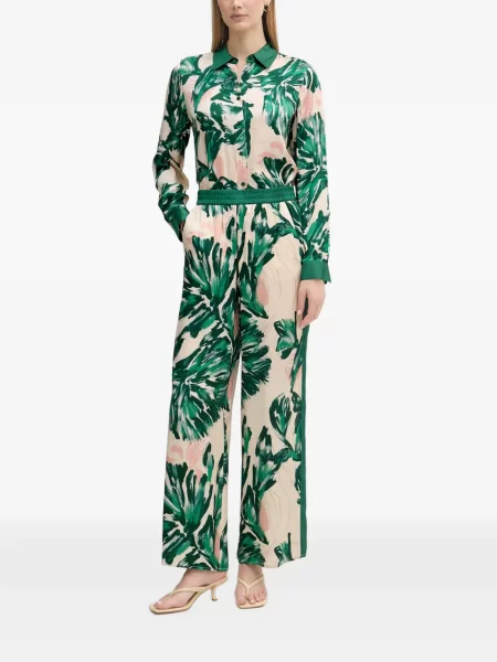 Pantaloni Marc Aurel cu model floral cu imagine