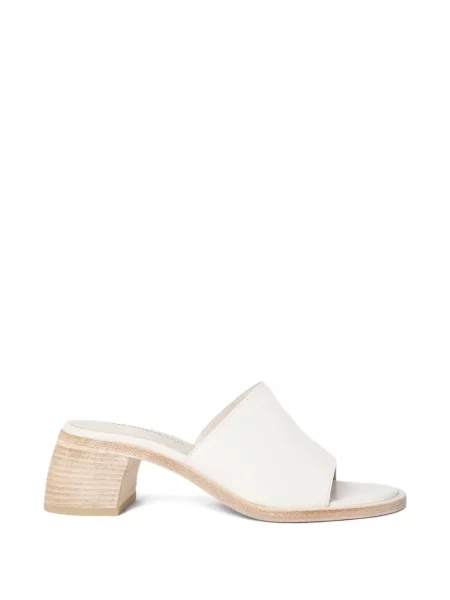 Sandale Ann Demeulemeester din piele alb