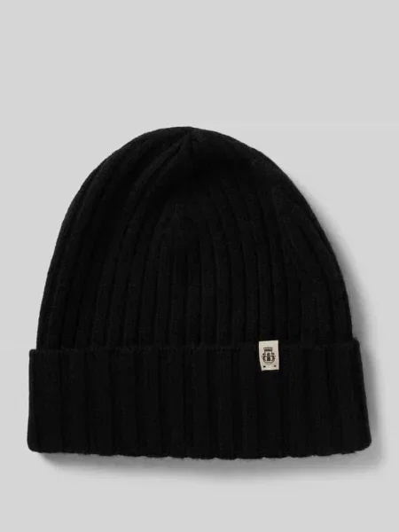 Czapka beanie z detalem z logo Roeckl