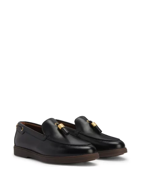 Pantofi loafer Giuseppe Zanotti din piele negru