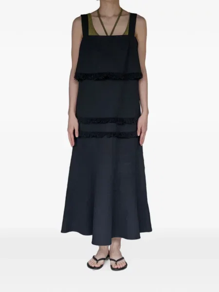 Rochie maxi Muller Of Yoshiokubo negru