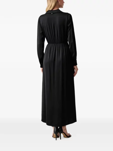 Rochie maxi Fracomina plic negru