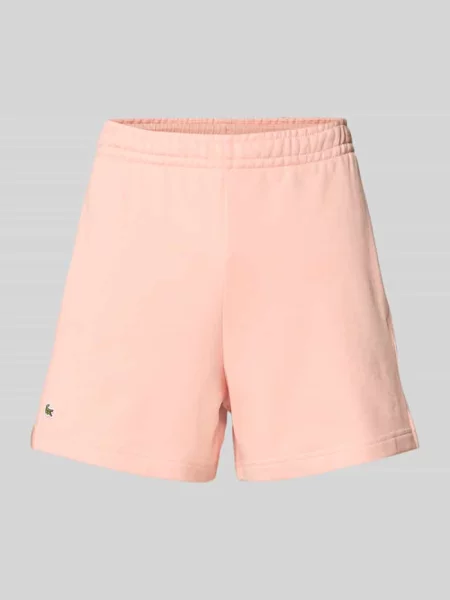 Szorty z dzianiny dresowej o kroju regular fit z czystej bawełny Lacoste Sport