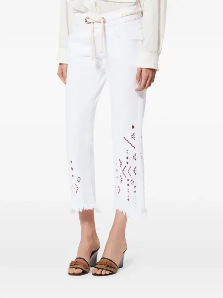 Pantaloni Isabel Marant alb
