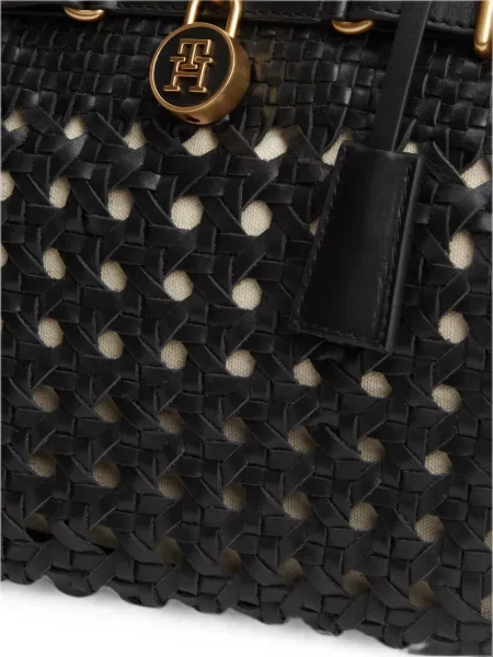 Geantă shopper Tommy Hilfiger negru