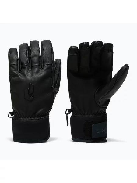 Скиорски ръкавици Peak Performance Leather Hipe Solarcore Insulated black черно