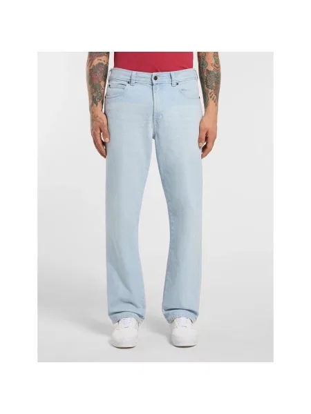 Široké džínsy Dickies v biznis štýle modrá