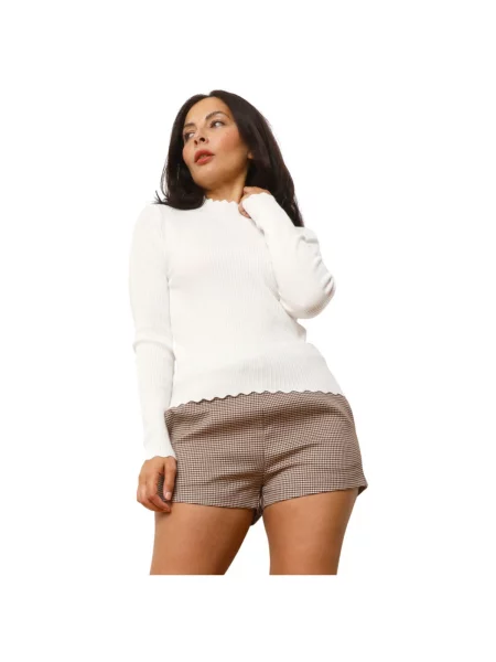 Top La Modeuse alb