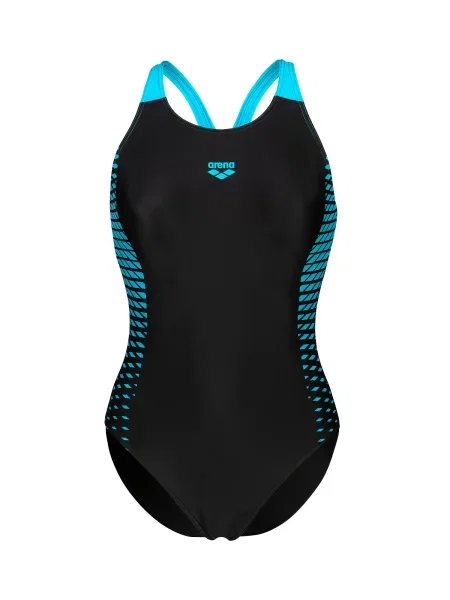 ARENA Costum de baie întreg OPENINGS turcoaz negru