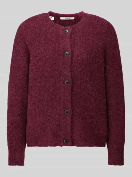Kardigan rozpinany o kroju relaxed fit z mieszanka wełny model LULU' Selected