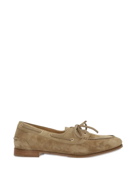 Pantofi loafer Bally cu șireturi din piele de căprioară