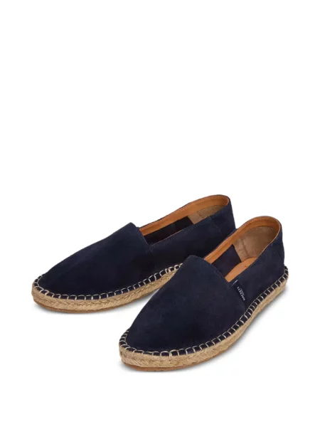 Espadrile Hackett London din piele de căprioară albastru