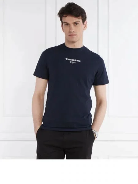 Tommy Jeans Póló ENTRY TEE EXT kék
