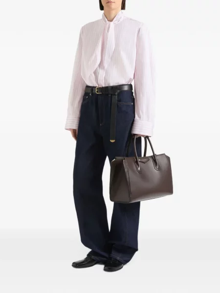 Geantă Givenchy din piele maro