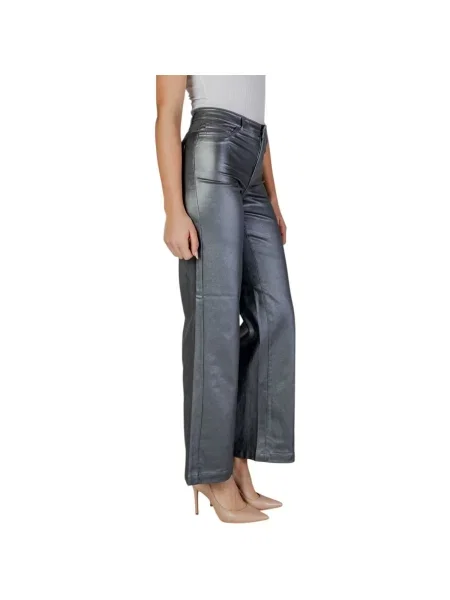 Pantaloni Jacqueline De Yong alb