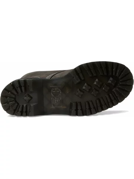 Botki Dr. Martens skórzane szare