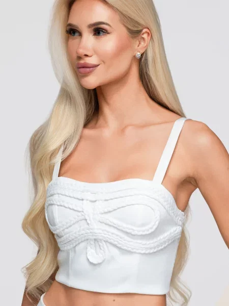Scurt top Ombre