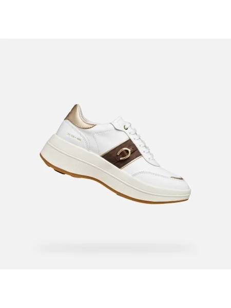 Sneakerși Geox alb