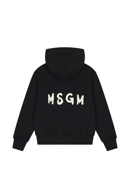 Bluza z kapturem dziecięca Msgm czarna