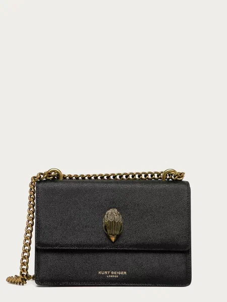 Geanta de piele Kurt Geiger London din piele negru