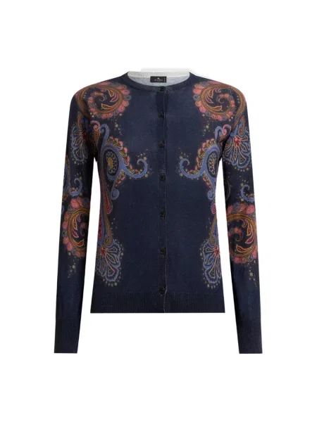 Kardigan Etro z kaszmiru z wzorem paisley