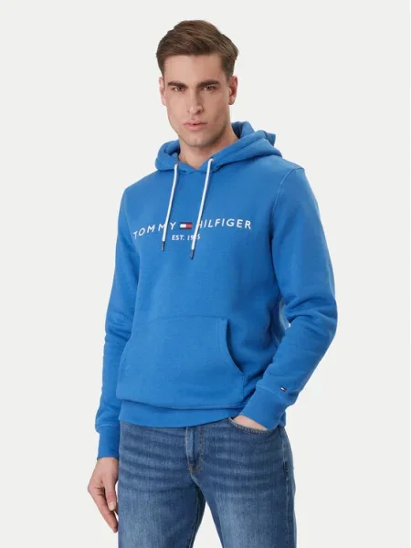 Tommy Hilfiger Pulóver Logo kék