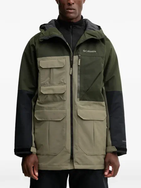 Geacă Columbia cu glugă verde