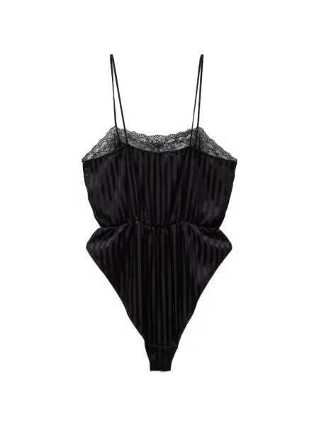 Body Versace de mătase negru