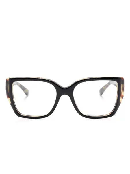 Ochelari de soare pătrați Michael Kors negru