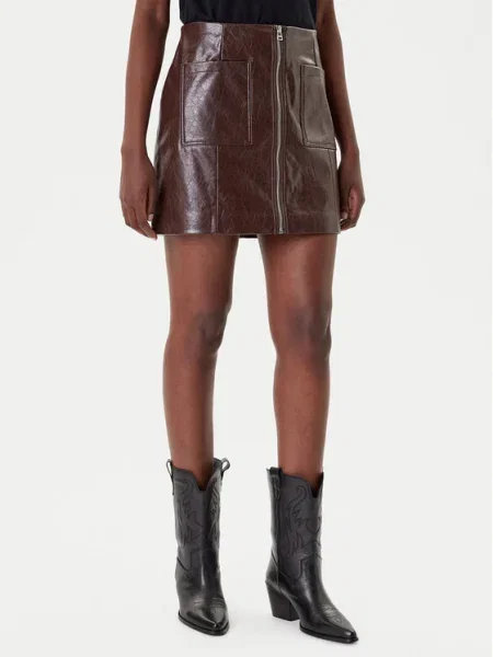 HUGO fustă mini evazați maro