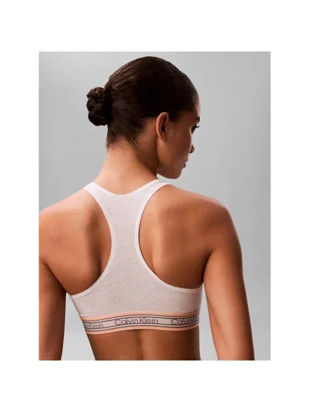 Fără căptușeală sutien bralette Calvin Klein Jeans alb