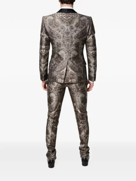Costum Dolce & Gabbana din jacard gri