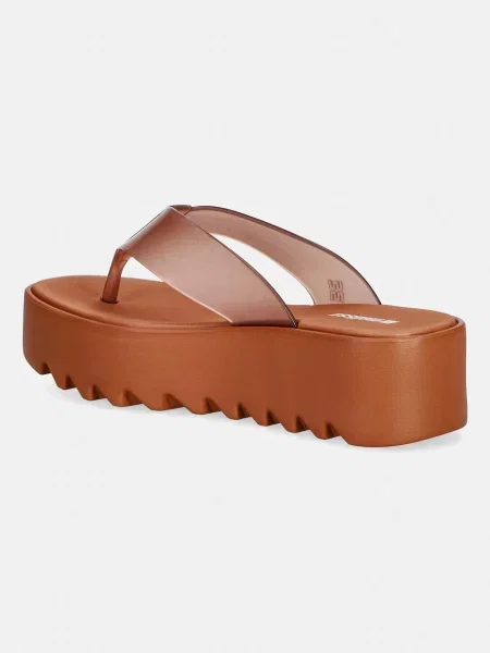 Stringi Melissa na platformie brązowe