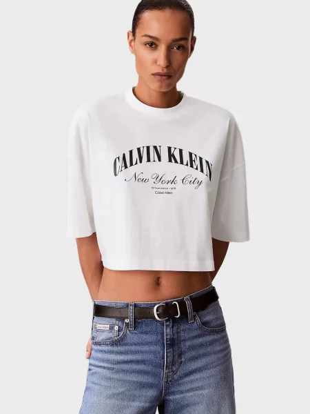 Футболка Calvin Klein Jeans біла
