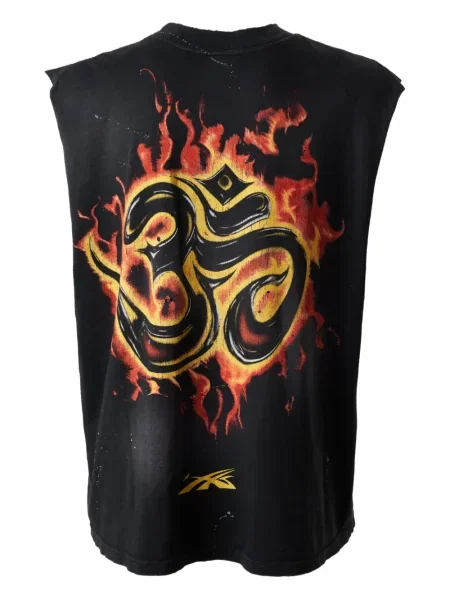 Vestă Hellstar zdrențuiți negru