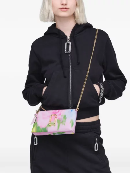 Geantă Marc Jacobs cu model floral roz