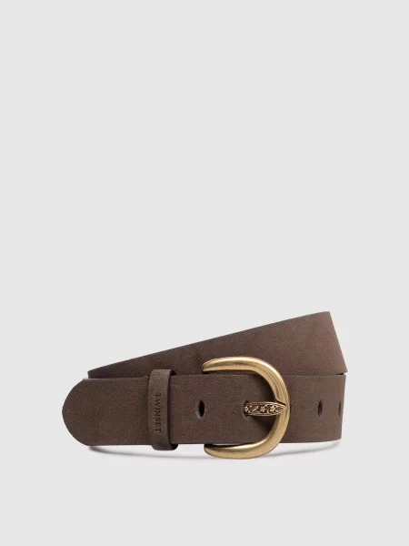 Замшевий Twinset коричневий