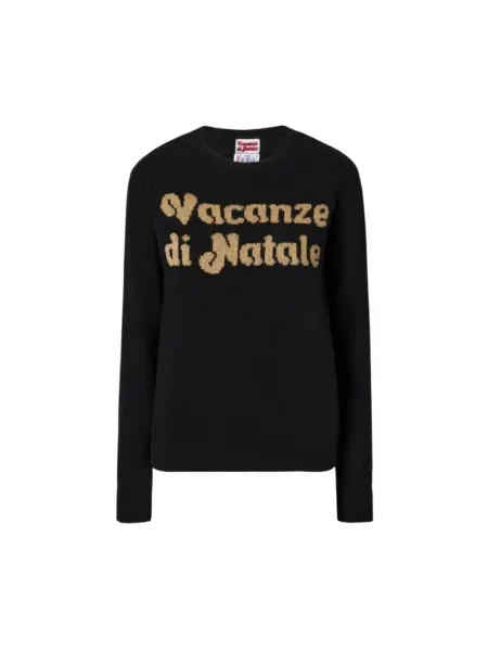 Sweter Mc2 Saint Barth wełniany czarny