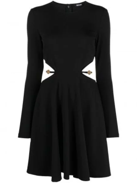 Rochie Just Cavalli cu dungi de tigru negru