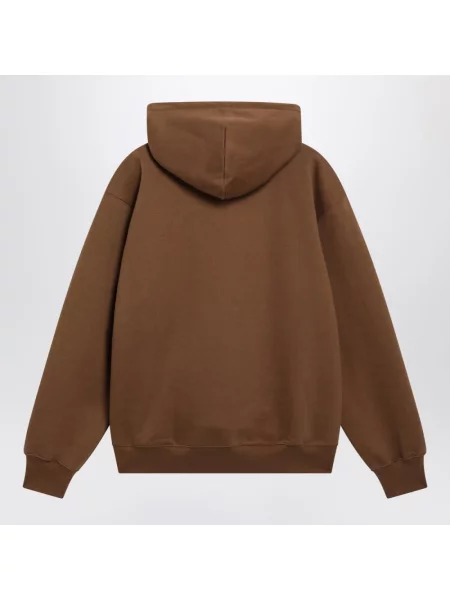 Bluza z kapturem Carhartt Wip brązowa